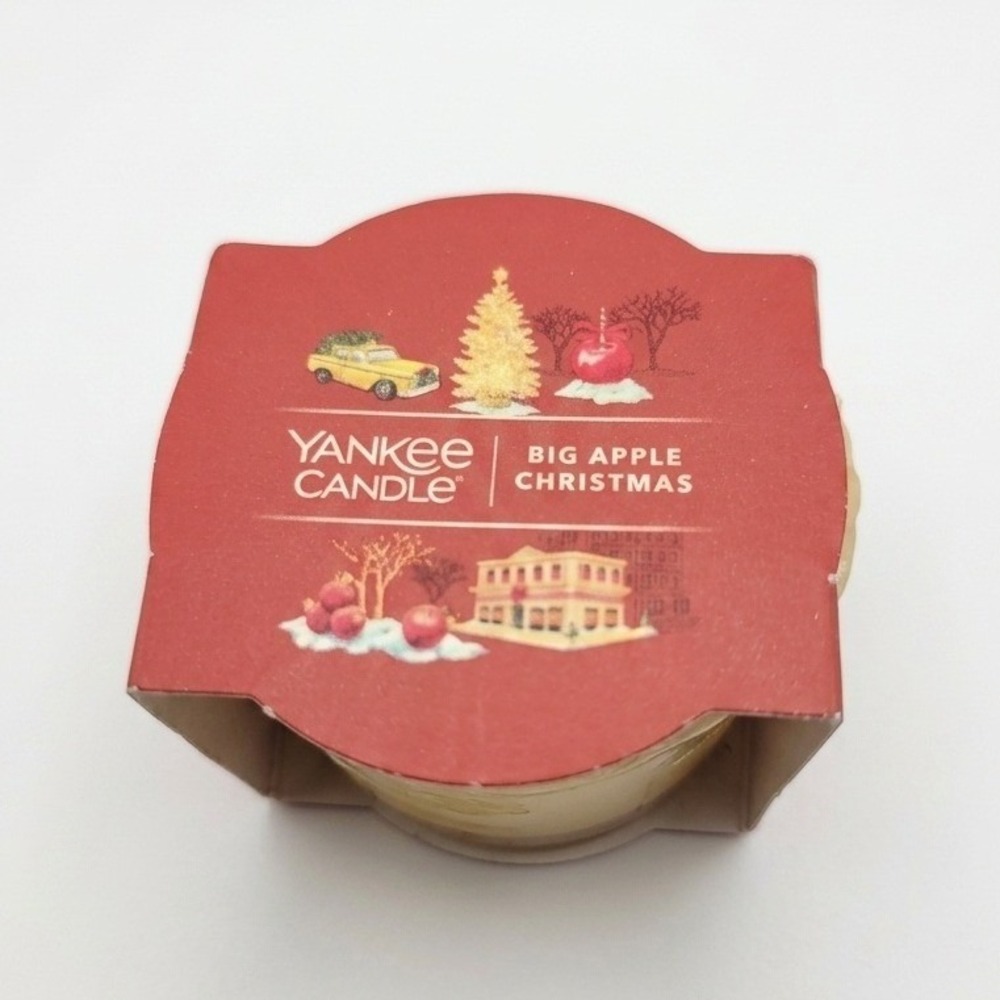 Yankee Candle Big Apple Christmas Mini Jar Candle 1.3oz 37g New Retired 1760993